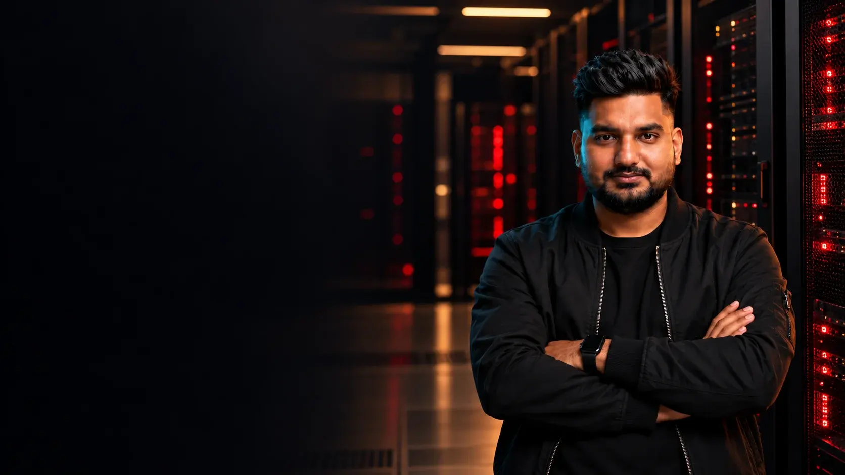Abdul Mohammed in a data center